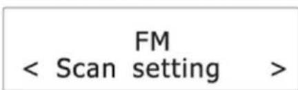 Soundmaster UR190WE - Impostazioni di scansione - 1