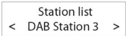 Soundmaster UR190WE - Syntonisation d'une station DAB - 1