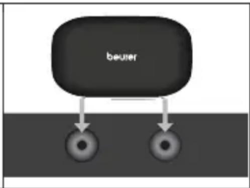 BEURER PM 235 - Positionner la ceinture pectorale - 1