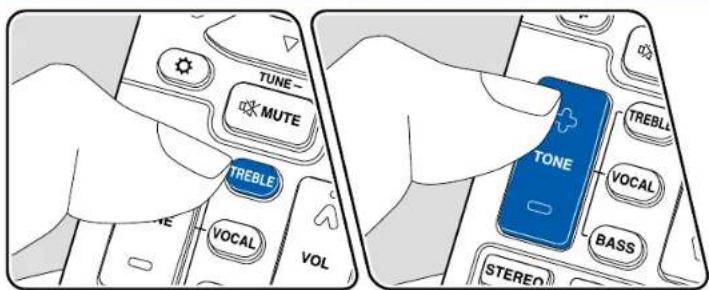 ONKYO HTS3910 - Ajuster la tonalité - 1