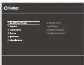 ONKYO HTS3910 - Commandes du menu - 2