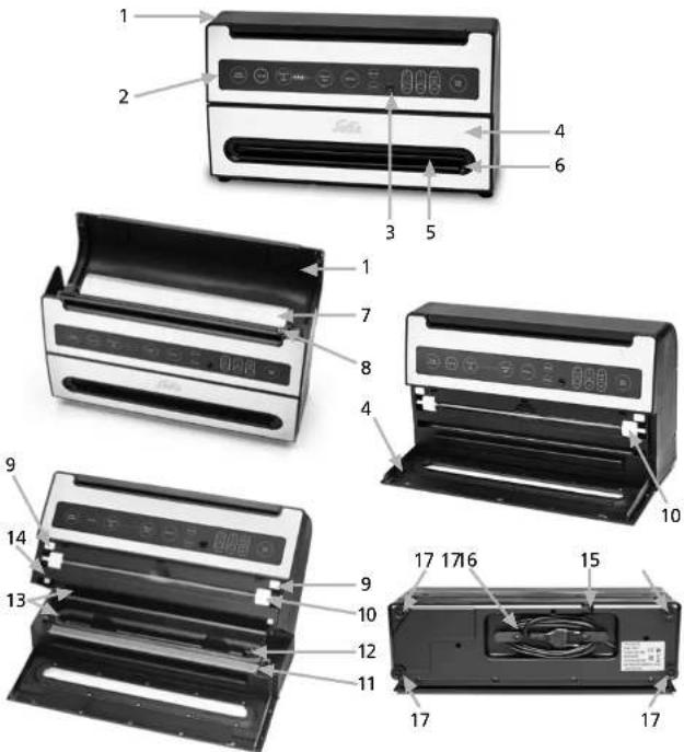 Solis VertiVac Plus 5703 - DESCRIPTION DE L'APPAREIL - 2