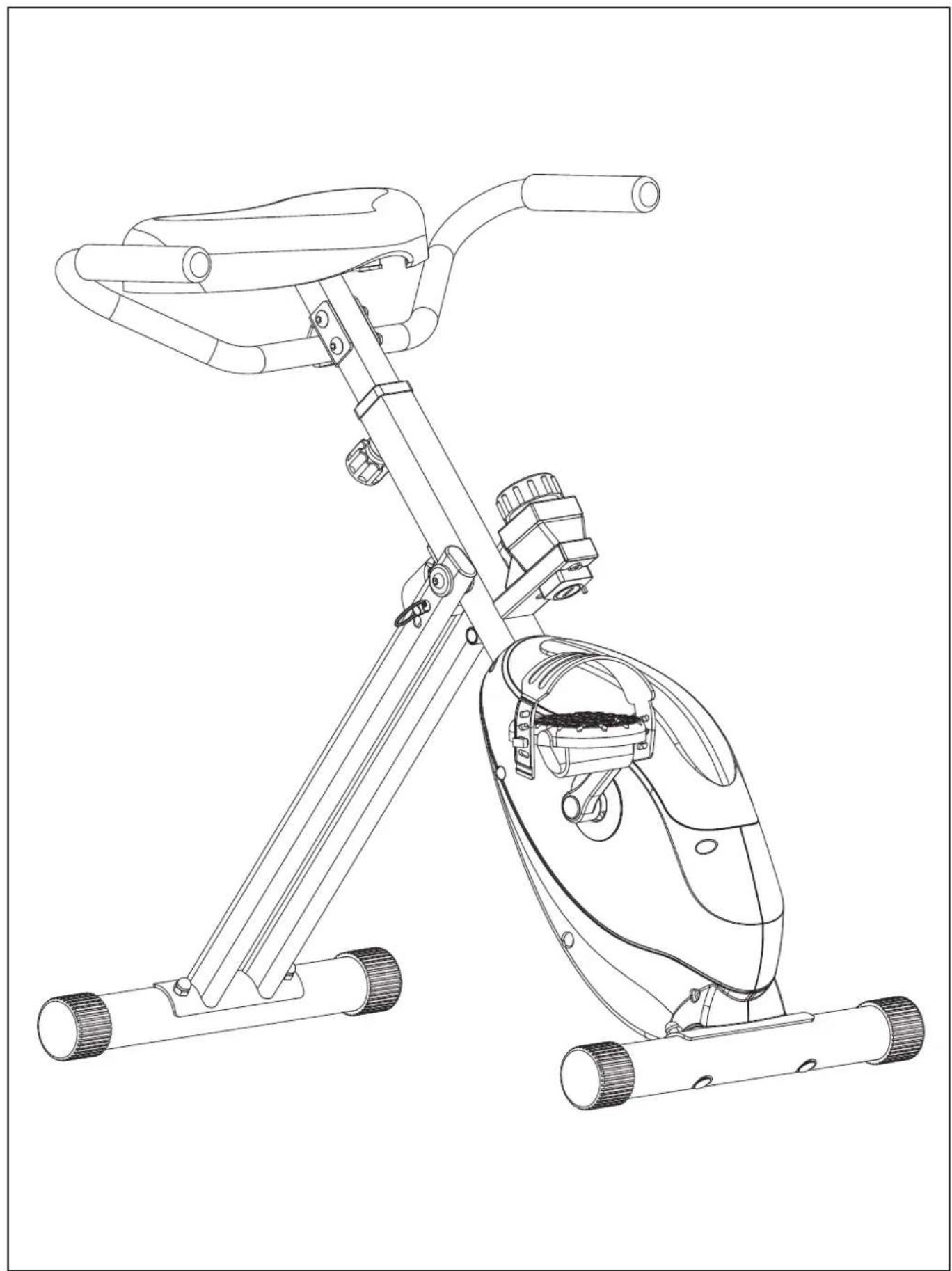 TUNTURI Cardio Fit D20 Deskbike - Attention, Achtung, Attention, Attentie - 1