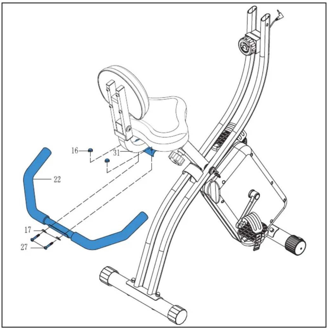 TUNTURI Cardio Fit B25 XBike - D-5 - 1
