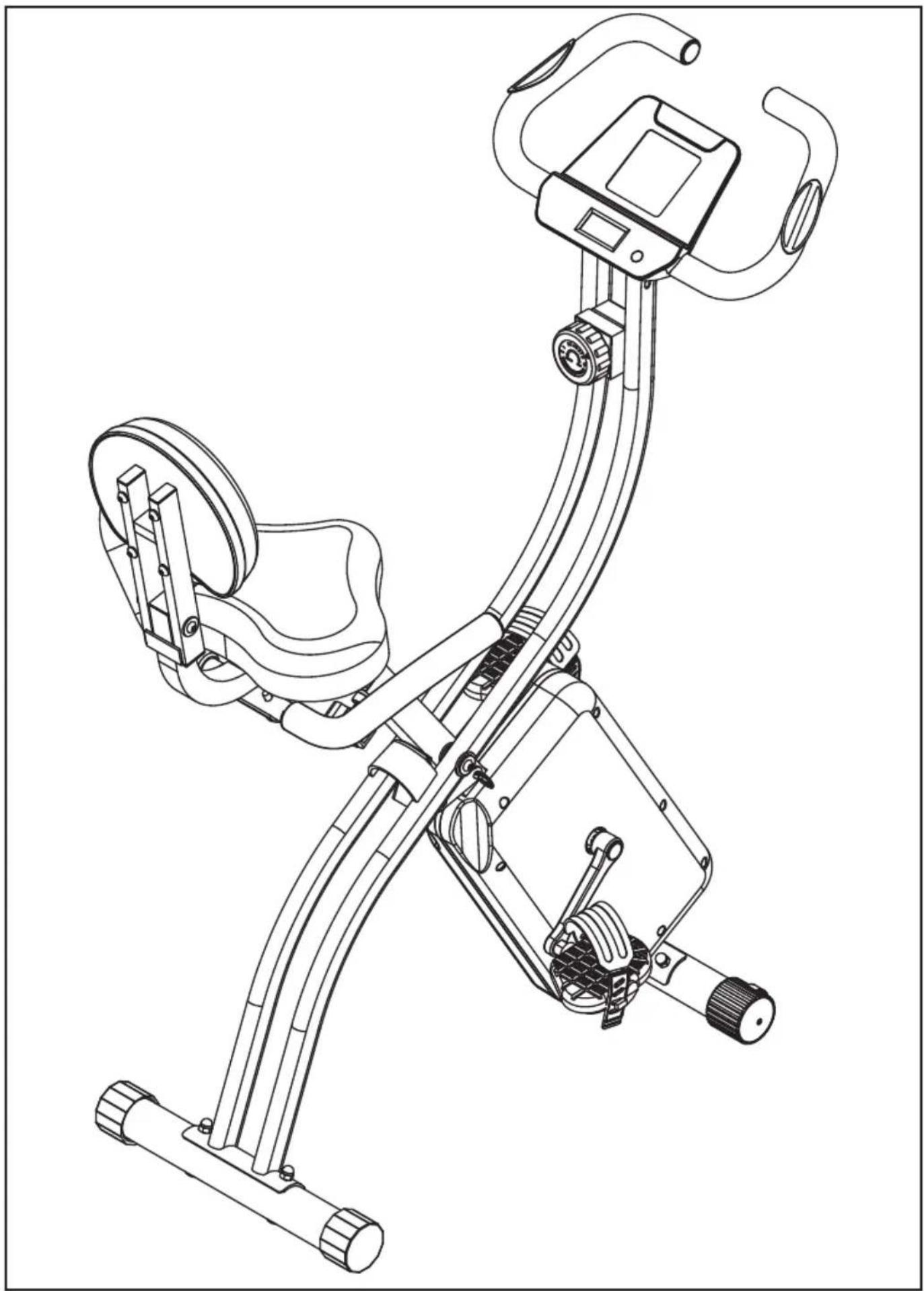 TUNTURI Cardio Fit B25 XBike - Attention, Achtung, Attention, Attentie, Attenzione, Atención, Giv akt, Huomio - 1