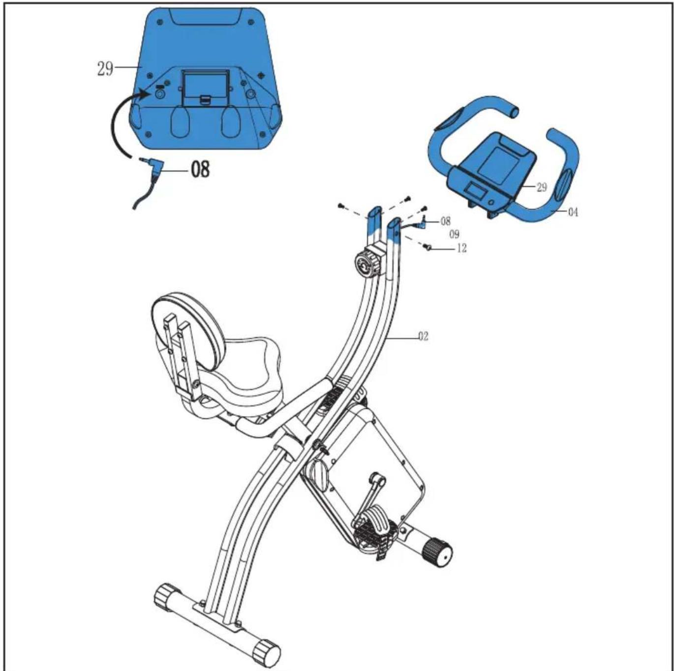 TUNTURI Cardio Fit B25 XBike - D-6 - 1