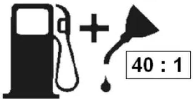 PowerPlus Pro Power - Benzine en smeersymbolen - 1