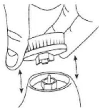 SILKN Fresh H4001 - Replacing the brush head - 2