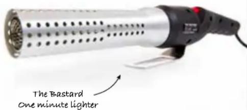 The Bastard Kamado - NOTE THIS IS HOW YOU PREVENT A FLASH FLAME - 1