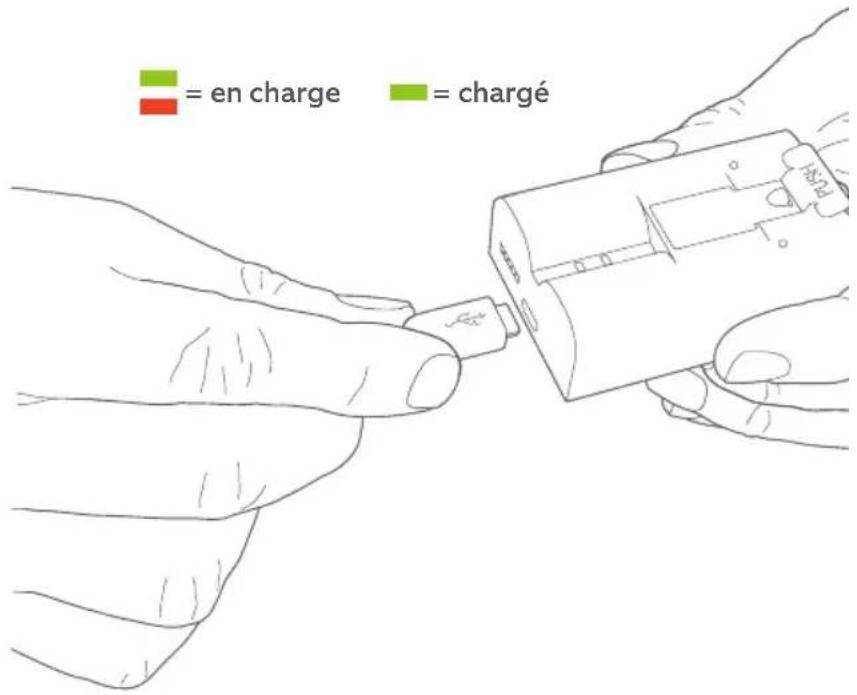 RING Door View Cam - Chargez la batterie fournie. - 1