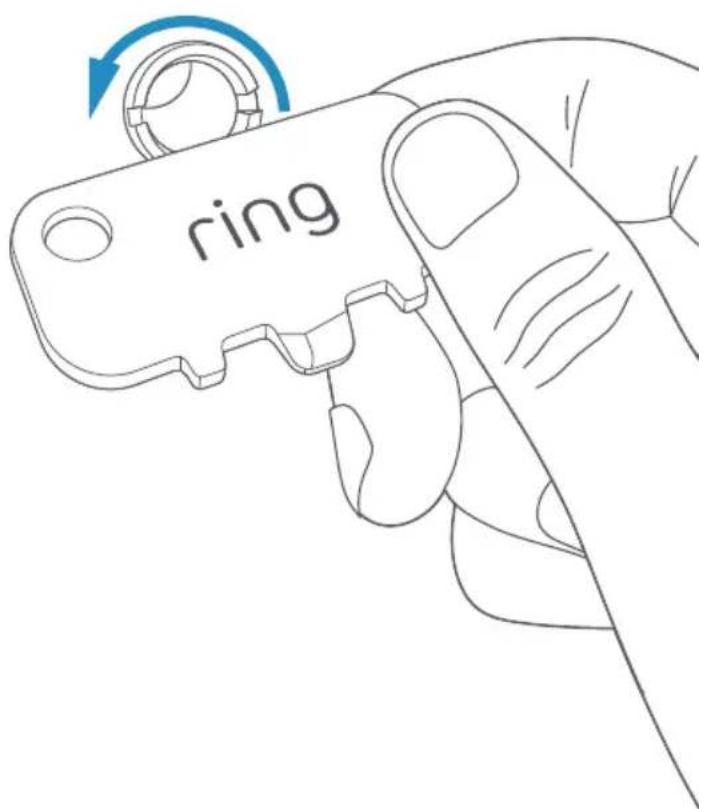 RING Door View Cam - Nettoyez la peinture. - 1