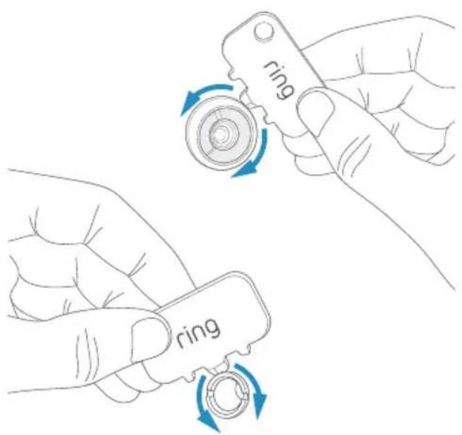 RING Door View Cam - Munissez-vous de votre mot de passe Wi-Fi. - 1