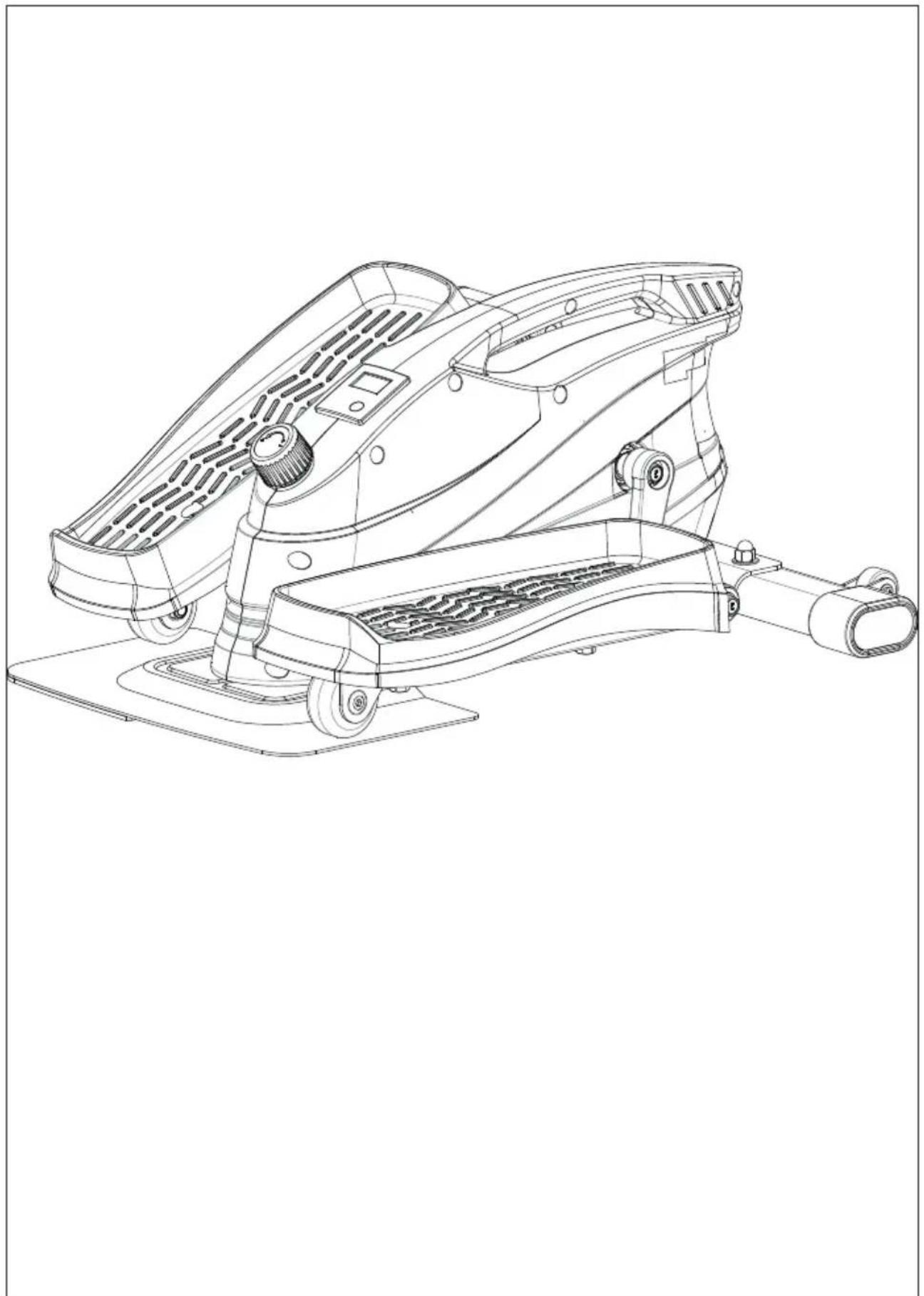 TUNTURI Under desk bike D10 - Under desk bike D10 - 1