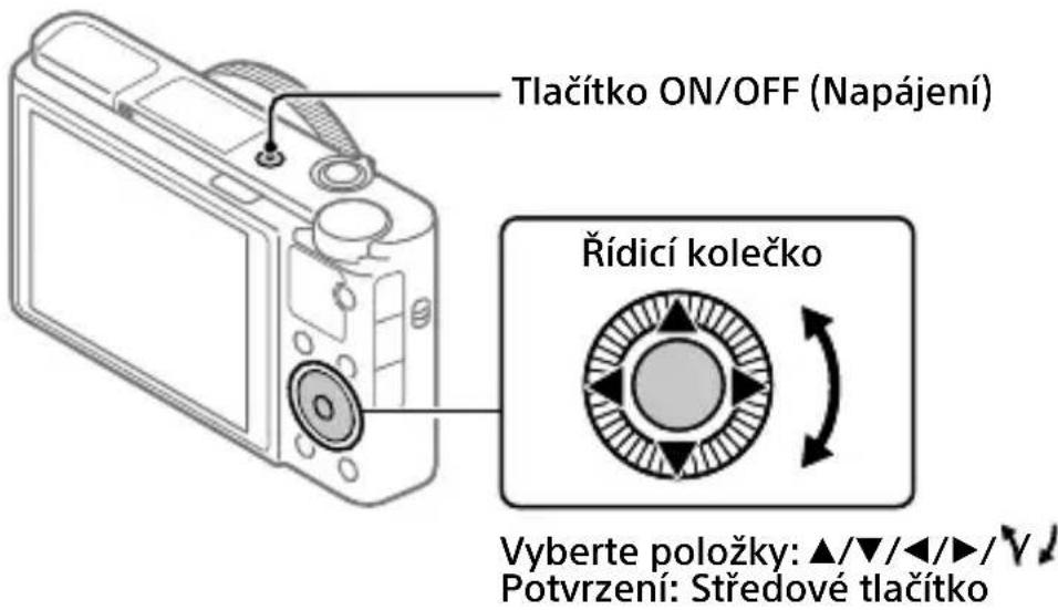 SONY CyberShot DSCRX100 VII - Nastavení jazyka a hodin - 1