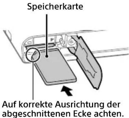SONY CyberShot DSCRX100 VII - Einsetzen des Akkus (mitgeliefert)/der Speicherkarte (getrennt erhalten) in die Kamera - 2