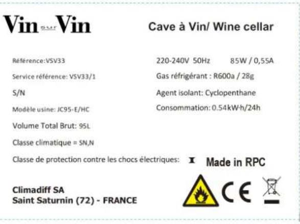 Vin Sur Vin VSV33 - 2^ TECHNICAL CHARACTERISTICS - 1