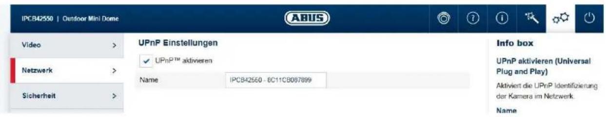 ABUS FUMO50040 - UPnP - 1