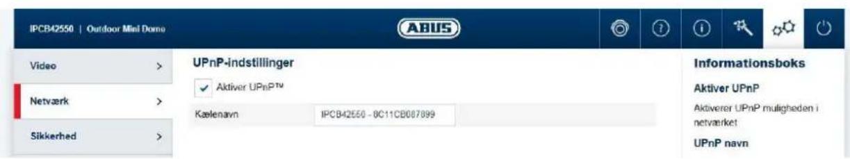 ABUS FUMO50040 - UPnP - 1
