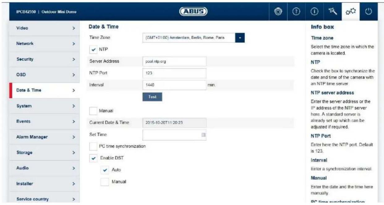 ABUS FUMO50040 - Date &amp; time - 1