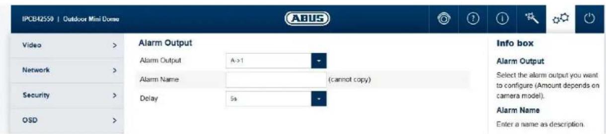 ABUS FUMO50040 - Alarm output (only IPCB42551) - 1