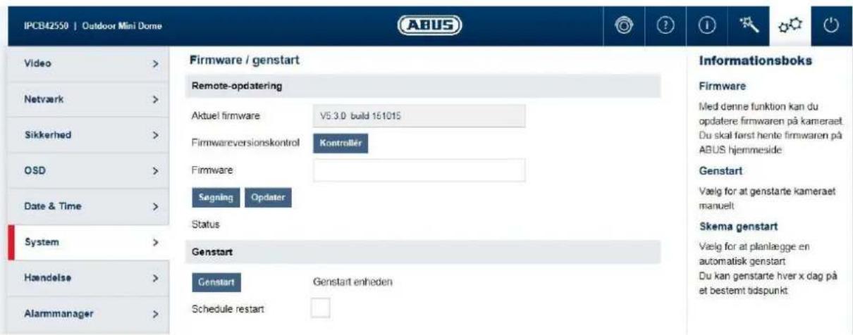 ABUS FUMO50040 - Firmware / genstart - 1