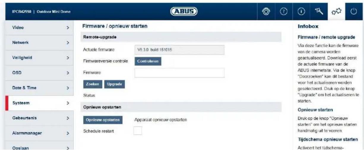 ABUS FUMO50040 - Firmware / herstart - 1