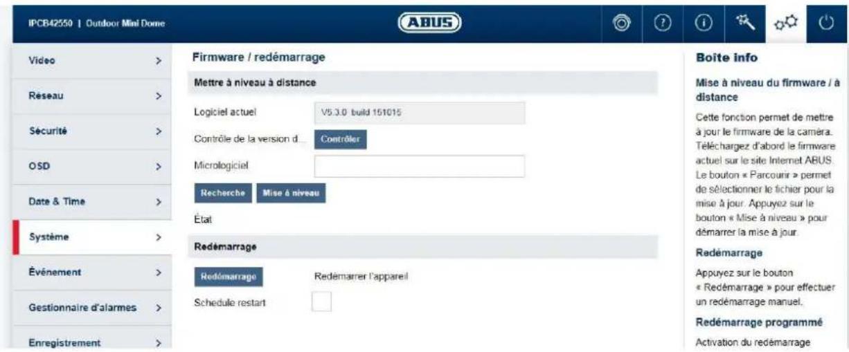 ABUS FUMO50040 - Firmware / redémarrage - 1