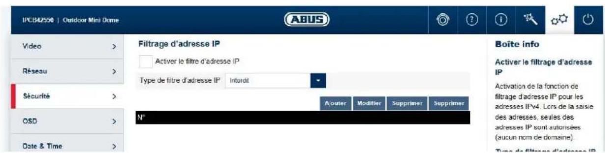 ABUS FUMO50040 - Filtrage d'adresse IP - 1