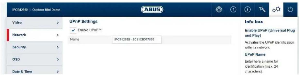 ABUS FUMO50040 - UPnP - 1