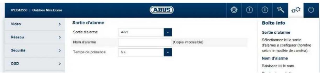 ABUS FUMO50040 - Sortie d'alarme - 1