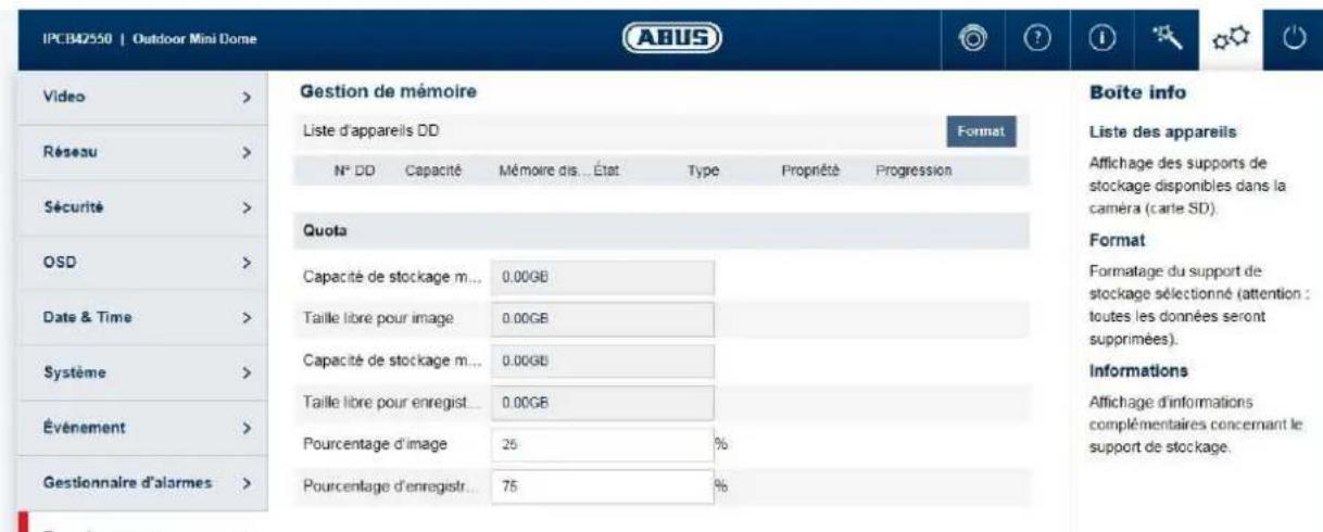 ABUS FUMO50040 - Gestion de mémoire - 1