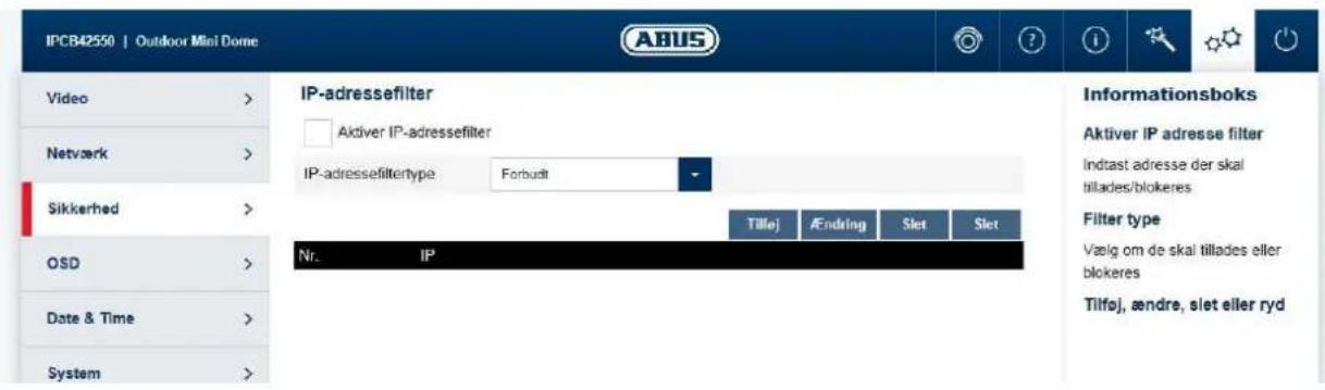 ABUS FUMO50040 - IP-adressefilter - 1
