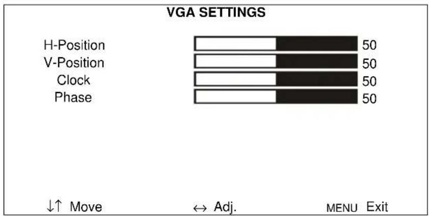 ABUS TVAC10012 - VGA settings - 1