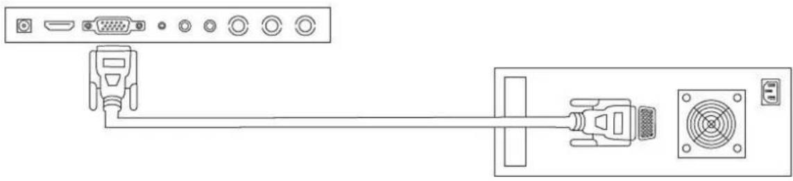 ABUS TVAC10012 - Branchement du moniteur - 1