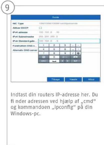 ABUS TVVR33025T - Soft ware - Indstilling - 10