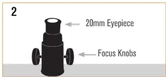 CELESTRON AstroMaster 114 EQ - ALIGNING THE FINDERSCOPE - 4