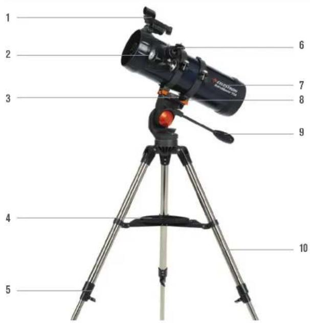 CELESTRON AstroMaster 114 EQ - PARTS LIST - 1