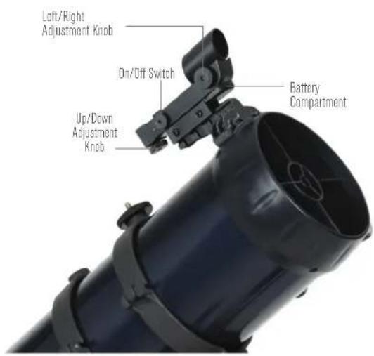 CELESTRON AstroMaster 114 EQ - THE STARPOINTER FINDERSCOPE - 1
