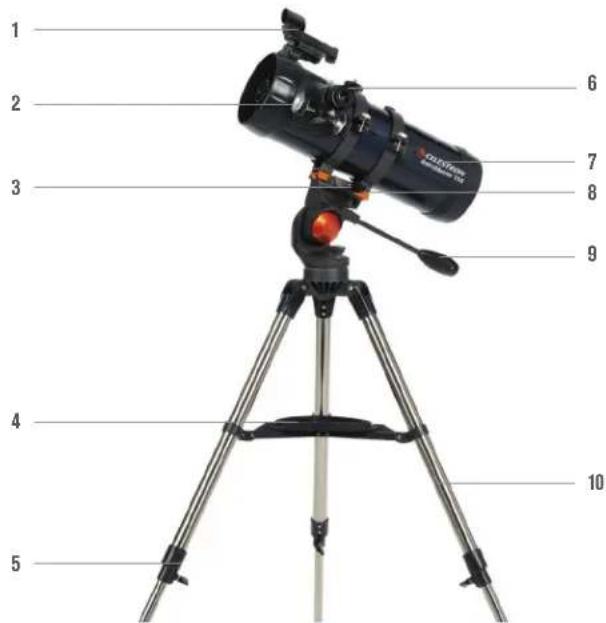 CELESTRON AstroMaster 114 EQ - LIST DES PIECES - 1