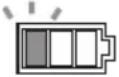 MAKITA DVC864LZX - Indication de la charge restante de la batterie - 3