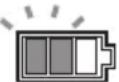 MAKITA DVC864LZX - Indication de la charge restante de la batterie - 2