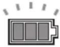 MAKITA DVC864LZX - Modo de indicar la capacidad de batería restante - 1