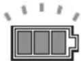 MAKITA DVC864LZX - Indicazione della carica residua della batteria - 1