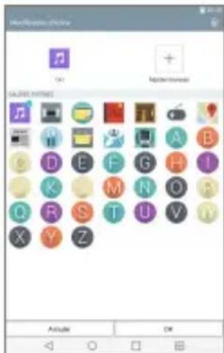 LG G Pad 8.3 LTE - Personnalisation des icônes des applications sur l'écran d'accueil - 2
