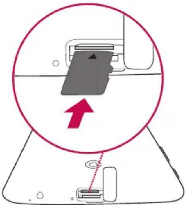 LG G Pad 8.3 LTE - Insertion d'une carte microsd - 2