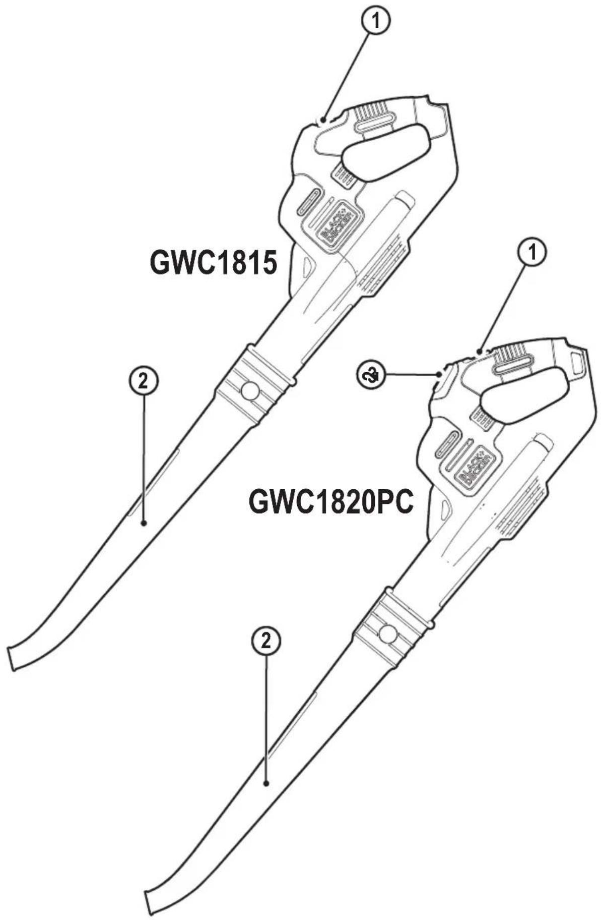 BLACK & DECKER GWC1820PST - 2