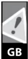 AEG SB 2E 1100 RV - WARNING! - 2