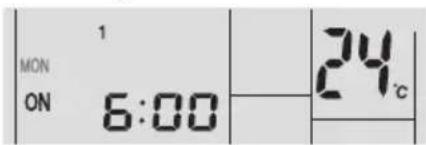 PANASONIC CUE12PKEA - Week tijdschakeling (timer) instilling - 4