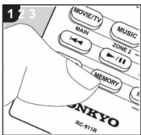 ONKYO HTS9800THX - > Avant de démarrer > Nom des pièces > Installation > Configuration initiale > Lecture - 1