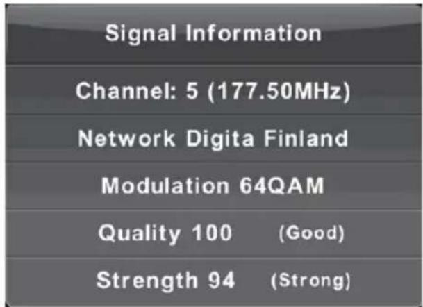 LENCO DVL2862 - Signaalinformatie - 1